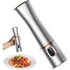 Generico Macina sale e pepe elettrico, Macina sale elettrico | Macinapepe in acciaio inossidabile,Saliera e pepiera con grossolanità regolabile Gadget da cucina alimentato a batteria per salgemma