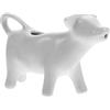 Gacqpli Brocca sciroppo - Brocca sciroppo di mucca a forma di mucca, brocca in ceramica con manico, in vetro portatile per la casa, bricco per latte in ceramica, resistente al calore