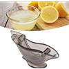 Dekaim Spremiagrumi manuale manuale, 5 pezzi, stile cigno in acrilico trasparente, spremi fette di limone, sicuro per cucina, bar