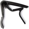 Jim Dunlop 37084002001 Capotasto Trigger Piatto per Chitarra Acustica, Nero, 6- And 12-String Guitars