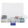 Generic 46 Pz/Set Strumento per la Rimozione del Nucleo della Valvola del Condizionatore d'Aria, Set di Guarnizioni per Strumenti di Riparazione 'Aria Condizionata per R410/R22/R134a