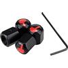 Moxeupon Tappi per valvole Pneumatici | Divertenti Tappi d'Aria per Pneumatici Auto - Finger Style Tire Wheel coprivalvola, per Auto
