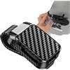 Generico Porta di occhiali da sole per auto, supporto per occhiali da sole per clip per visiera per auto,Organizzatore di occhiali da sole elegante multifunzionale | Accessori automobilistici portatili non sli