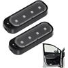 Generic 2 Pezzi Spia LED Per Portiera Auto Senza Fili, Luci LED Di Avviso Porta Aperta, Luce Di Cortesia Di Benvenuto Per Portiera Dell'auto | Luce Con Sensore Wireless