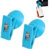 Huitrcrio 2 Pezzi Pinze A Ventosa per Parabrezza Porta Biglietti Auto | Pinza Per Carte Da Biglietto con Ventosa | Supporto Per Banconote Riutilizzabile