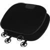 SINJEUN 2 Coprisedili Auto Universali in Seta di Ghiaccio e Silicone Antiscivolo, 52 x 48,5 cm, Traspiranti Antisudore, per Auto Camion e Furgone, Nero