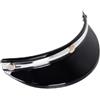 Generico Visiera/scudo per cappelli da moto, Visiera per cappelli da moto | Visiera parasole per caschi con design a tre clip - Caschi Shield per caschi in stile vintage per caschi da motocross