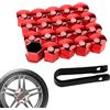 Generic 20 copridadi per ruota, 17/19/21 mm, tappi protettivi per bulloni delle ruote, con strumento di rimozione, copribulloni per auto