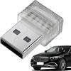 Generisch Luce USB per auto, LED USB per auto, luce interna a LED per auto, luce ambientale USB, luce notturna senza fili, luce interna multicolore per casa e interni