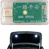 Shurzzesj LED per auto USB, luce per bagagliaio | Sensore di movimento interno auto senza fili - Ricaricabile, decorazione posteriore per auto, portellone posteriore adesivo per area di carico a