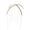 predolo Supporto Giostrina Culla Fatto a Mano Arco Mobile Culla Educativo Telaio Mobile in Legno per Bambini 0-1 Anni, Accessorio Curvo In Bambù