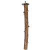 Naroote Supporto da Masticare Durevole per Pappagalli in Legno Naturale per Piccoli Uccelli, Diametro 1,5~2,5 Cm, Lunghezza 35 Cm (3 * 35)