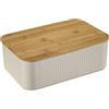 BODUM 11740-913 Scatola per pane piccola bistrot, Plastica, Legno, 19,39 x 29,4 x 10,7 cm, Bianco, Piccola
