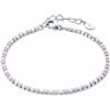 Brand Gioielli Bracciale Donna Acciaio BRAND GIOIELLI collezione TENNIS Rosa codice 14BR049P-M