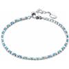 Brand Gioielli Bracciale Donna Acciaio BRAND GIOIELLI collezione TENNIS Turchese codice 14BR049T-M