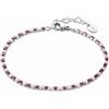Brand Gioielli Bracciale Donna Acciaio BRAND GIOIELLI collezione TENNIS Rosso codice 14BR049R-M