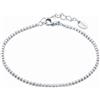 Brand Gioielli Bracciale Donna Acciaio BRAND GIOIELLI collezione TENNIS Rosa codice 14BR048P-M