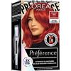 L'Oreal Paris L'Oréal Paris Colori intensi e duraturi per capelli, fino a 8 settimane, capelli lucidi e colori intensi, Préférence Vivid Colors, colore: 8.624 BRIGHT RED