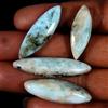 Royal_gems_shop 53,55 ct 100% pietra preziosa sciolta Larimar Marquise Cabochon blu cielo...