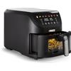 Slimfry Airfryer, 8L Capacità, 2000W, 8 Programmi, Display Touchscreen Digitale,