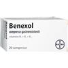 Bayer Benexol compresse gastroresistenti con vitamine B1 B6 B12 20 compresse in flacone hdpe