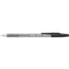 Pilot Penna a sfera con cappuccio Pilot BP-S nera - punta 1 mm - fusto trasparente (conf. 12)