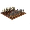 Italfama Set Di Scacchi Di Lusso Italfama Napoleone In Metallo Legno Oro Argento Mappa