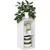 Furinno Fulda libreria salvaspazio a 2 ripiani, larghezza 25 cm, bianco