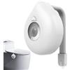 Generic Luce per WC con sensore di movimento, luce notturna per WC, per hotel, casa, appartamento