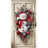 ZHUMCCY Addobbi Porta Natale | Pupazzo Di Neve Decorazioni Casa | Stendardo Per Porta Di Neve Decorazioni Per Feste | Per Interno Esterno Parete Camera Lettos Soggiorno Patio Albero Ufficio
