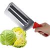 Odavom Affetta Cavolo - Trituratore di Cavolo umanizzato per Insalata di Cavolo con Doppia Lama,Attrezzatura da Cucina Taglierina Manuale da Cucina per Verdure per preparare crauti Fatti in casa