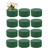 Amesor 12 Pezzi Spugna Per Fiori, Di Schiuma Floreale Per Artificiali, Composizioni Floreali, Rotonda Umida E Secca Per Matrimoni E Negozi, 4x8 CM