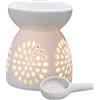 Pomurom Bruciatore per Olio Essenziale Candela con Cucchiaio, Diffusore di Aromi Portacandele, Lampada per Aromaterapia, Supporto di Luce di tè per Casa Camera da Letto Soggiorno Yoga Decorazioni Regalo
