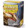Dragon Shield Classic White Card Sleeves 100ct Lucido Dimensione Standard