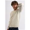 Stone Island Felpa Punto Rete Bianco Uomo