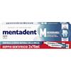 Mentadent Microgranuli Dentifricio Antiplacca, Protezione dalla Placca fino a 18h, Tecnologia PRO-ZINC™, Microgranuli per Spazi Interdentali, Effetto Prebiotico, 2x75ml