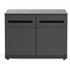 cozze® Modulo Basso per Cucina da Esterno - Mobile Universale per Barbecue - Acciaio zincato con Piano di Lavoro Resistente al Calore - 68x90x60 cm