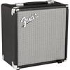 Fender Rumble 15 - Amplificatore per Basso Elettrico, 15W, Compatto e Portatile, Nero/Argento, con Equalizzatore a 3 Bande e Uscita per Cuffie