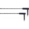 CORDIAL - ELEMENTS EI 0.15 RR, Cavo Sbilanciato Patch, Jack TS (Mono) Angolato/Jack TS (Mono) Angolato 15 cm