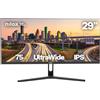 Nilox NXM29UW01 Monitor PC 73,7 cm (29") 2560 x 1080 Pixel 2K LED Nero