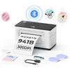 300DPI Bluetooth Stampante Etichette Spedizione 4X6 per Spedizioni Affrancature