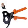 VEVOR Tagliacavi a Cricchetto Pinza Tagliacavi con Lame in Acciaio Armonico Manici Rivestiti in PVC, Cesoia per Fili di Rame Alluminio Capacità max. 500 mm², Taglierina per Cavi da Elettricista