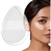 Bvizyelck Mini spugnetta per cipria trasparente, per trucco viso asciutto e bagnato, riutilizzabile, strumenti per correttore, fard, per donne e ragazze
