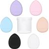 Generisch Spugna per il trucco delle dita, per il trucco delle dita, set da 6 applicatore cosmetico - Soft Beauty Makeup Blender Puff per fondotinta, cipria, regolazione sotto gli occhi, strumento cosmetico