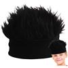 YRTUOP Berretto Con Parrucca Da Uomo, Cappello Lavorato A Maglia Con Capelli A Spillo Realistic Cappellino Per Visiera Per Capelli Novità Cappellino Cosplay Per Acconciatura Hip Hop Per Feste, Carnevale