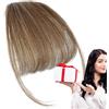 Generic Estensioni di frangia con clip per capelli umani,Frangia con clip per capelli umani, estensioni della frangia dei capelli umani, clip di colore naturale sull'estensione dei capelli della