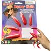 Generico Unghie Finte Gotiche a Pressione - 10 Unghie Finte Lunghe da Vampiro | Decorazione Riutilizzabile Per Travestimenti Feste Halloween