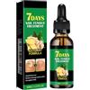 Cymwer Siero per Unghie allo Zenzero da 30 ml, Siero per Unghie Rinforzante e Riparatore, Olio per Unghie allo Zenzero per Rafforzare le Unghie