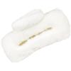 Generic Molletta per capelli in peluche, molletta morbida per capelli spessi, morsetto creativo per capelli spessi, graziose mollette per capelli sottili e lunghi