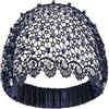 Generico Fascia per Capelli in Pizzo da Donna | Elastico, Vintage Con Occhielli E Strass | Ampie Fasce Capelli In Pizzo Donna | Per Feste, Libero, Vacanze, Matrimonio, Cerimonia